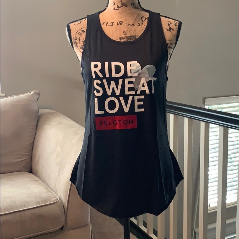 Peloton Ride Sweat Love Tank - Picture 1 of 2
